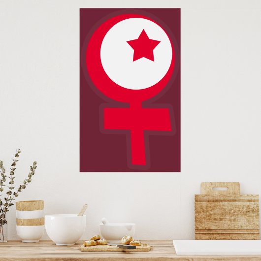 islamitisch feminisme poster (Keuken)