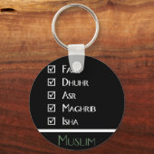 Islamitisch gebed - 5 keer per dag - Moslimdruk Sleutelhanger (Voorkant)