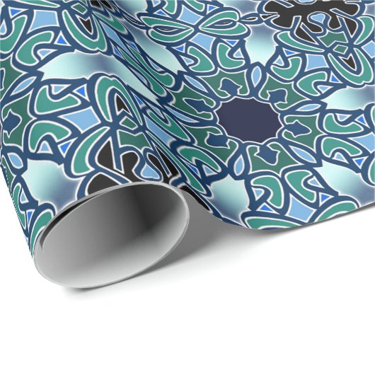 Islamitisch Geometrisch Art. Cadeaupapier (Rol Hoek)