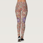 Islamitisch geometrisch en Floral ontwerp Leggings (Achterkant)