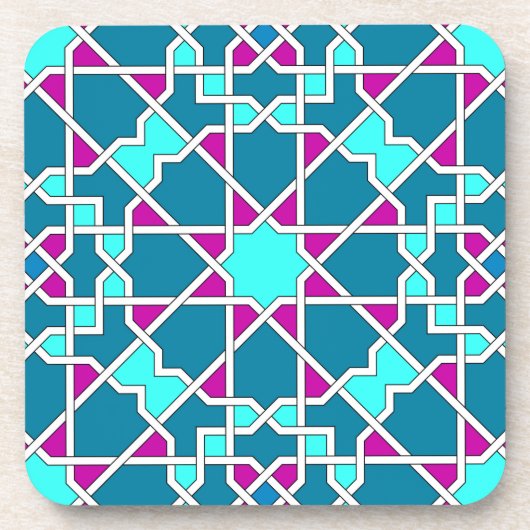 Islamitisch geometrisch onderzetter (Voorkant)