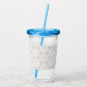 Islamitisch geometrisch patroon acryl drinkbeker (Achterkant)