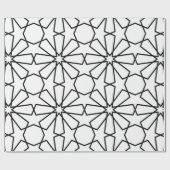 Islamitisch Geometrisch Patroon Arabisch Ontwerp Cadeaupapier (Vlak)