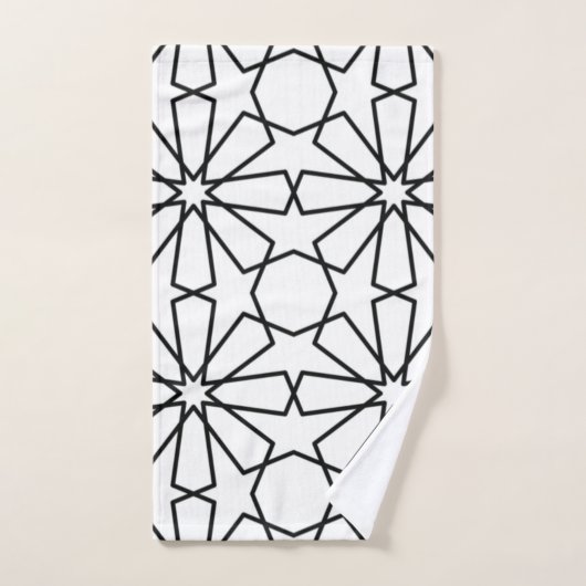 Islamitisch Geometrisch Patroon Arabisch Ontwerp Handdoek (Handdoek)
