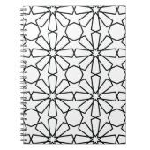 Islamitisch Geometrisch Patroon Arabisch Ontwerp Notitieboek (Voorkant)