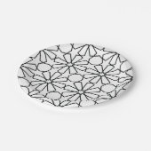 Islamitisch Geometrisch Patroon Arabisch Ontwerp Papieren Bordje (Gekanteld)