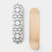 Islamitisch Geometrisch Patroon Arabisch Ontwerp Persoonlijk Skateboard (Voorkant)