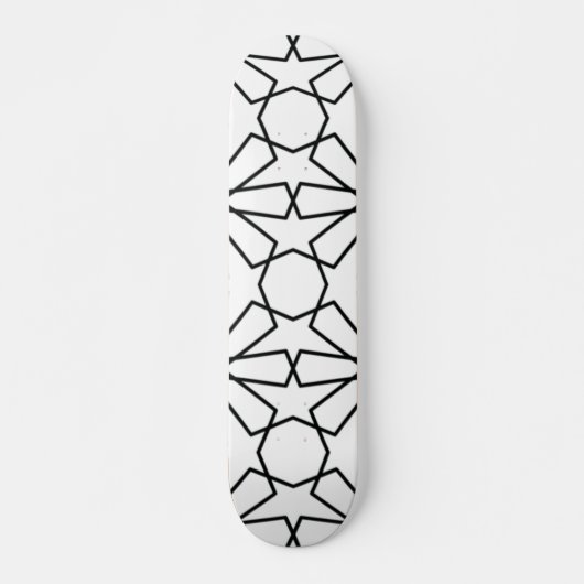 Islamitisch Geometrisch Patroon Arabisch Ontwerp Persoonlijk Skateboard (Voorkant)