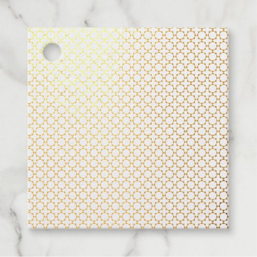 Islamitisch geometrisch patroon bedankjes labels (Voorkant)