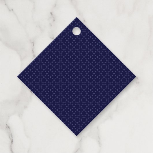 Islamitisch geometrisch patroon bedankjes labels (Voorkant)