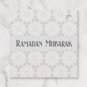 Islamitisch geometrisch patroon bedankjes labels (Achterkant)