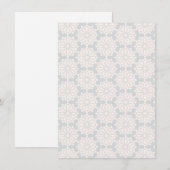 Islamitisch geometrisch patroon bedankkaart (Voorkant / Achterkant)