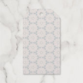 Islamitisch geometrisch patroon cadeaulabels (Achterkant)