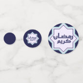 Islamitisch geometrisch patroon confetti (Achterkanten)