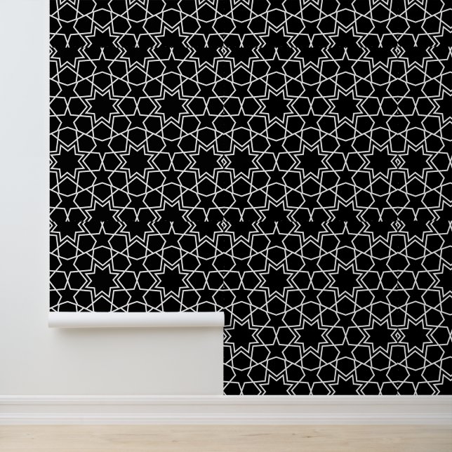 Islamitisch Geometrisch Patroon Design- Uniek Mode Behang (Applicatie)