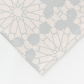 Islamitisch geometrisch patroon fleece deken (Hoek)