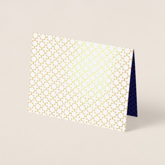 Islamitisch geometrisch patroon folie kaarten (Voorkant)