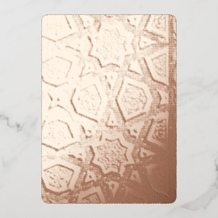 Islamitisch geometrisch patroon folie uitnodiging