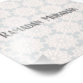 Islamitisch geometrisch patroon foto afdruk (Hoek)