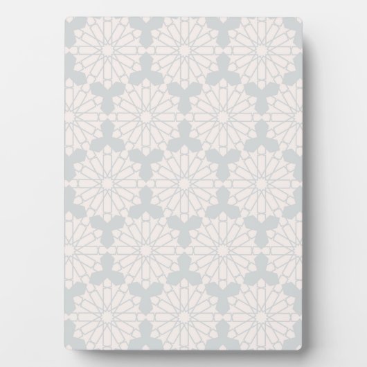 Islamitisch geometrisch patroon fotoplaat (voorkant)