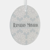 Islamitisch geometrisch patroon glas ornament (Voorkant Rechts)