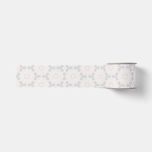 Islamitisch geometrisch patroon grosgrain lint (Voorkant)