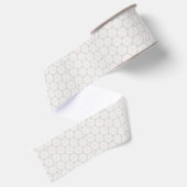 Islamitisch geometrisch patroon grosgrain lint (Achterkant)