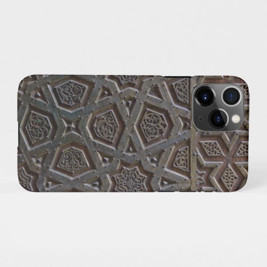 Islamitisch geometrisch patroon iPhone hoesje (Achterkant horizontaal)