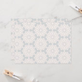 Islamitisch geometrisch patroon kaart (Voorkant / Achterkant in situ)