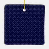 Islamitisch geometrisch patroon keramisch ornament (Achterkant)