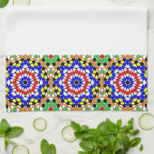 Islamitisch geometrisch patroon keukenhanddoek (Gevouwen)
