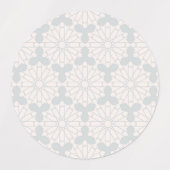 Islamitisch geometrisch patroon labels (Design 2)