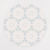 Islamitisch geometrisch patroon labels (Design 1)