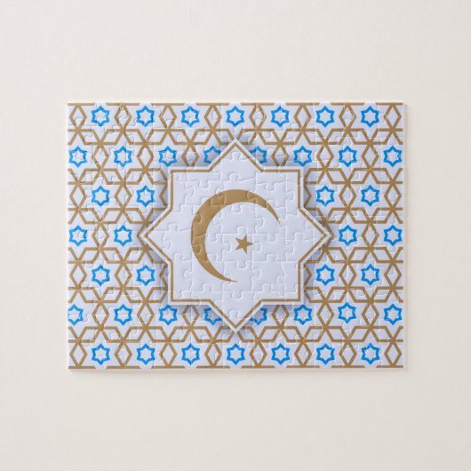 islamitisch geometrisch patroon legpuzzel (Horizontaal)