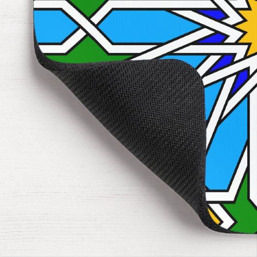 Islamitisch geometrisch patroon Mousepad Muismat (Hoek)