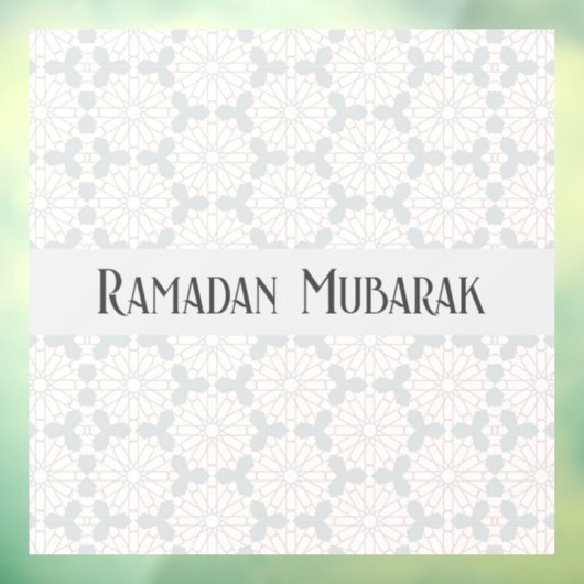 Islamitisch geometrisch patroon raamsticker (Vel 3)