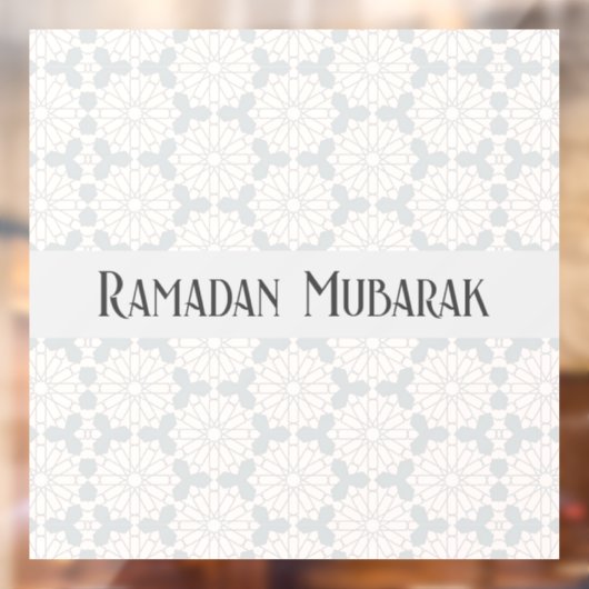 Islamitisch geometrisch patroon raamsticker (Vel 2)