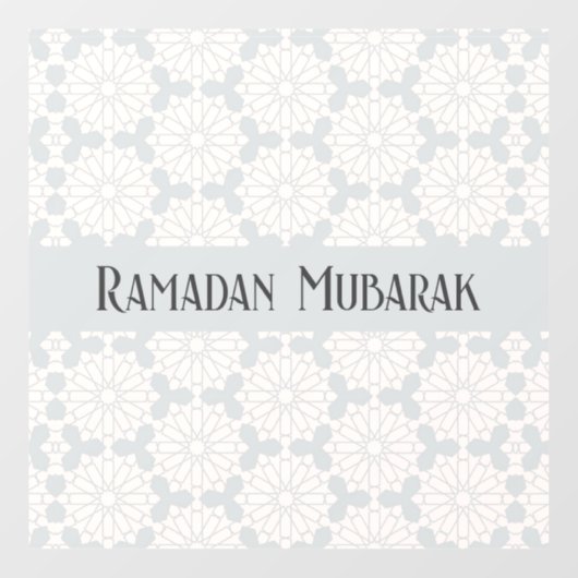Islamitisch geometrisch patroon raamsticker (Vel)