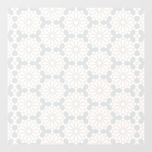 Islamitisch geometrisch patroon raamsticker (Vel)