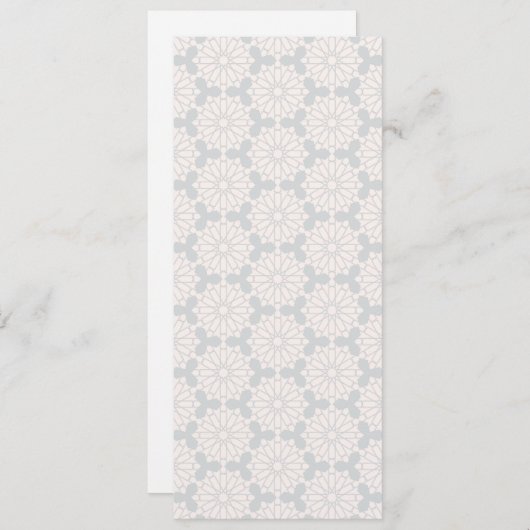 Islamitisch geometrisch patroon save the date (Voorkant / Achterkant)