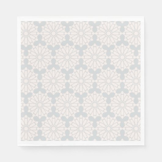 Islamitisch geometrisch patroon servet (Voorkant)