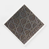 Islamitisch geometrisch patroon servet (Hoek)