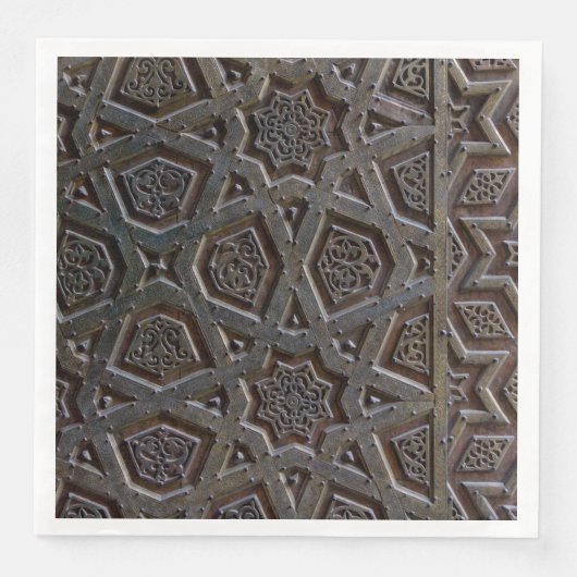 Islamitisch geometrisch patroon servet (Voorkant)