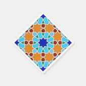 Islamitisch geometrisch patroon servetten (Hoek)