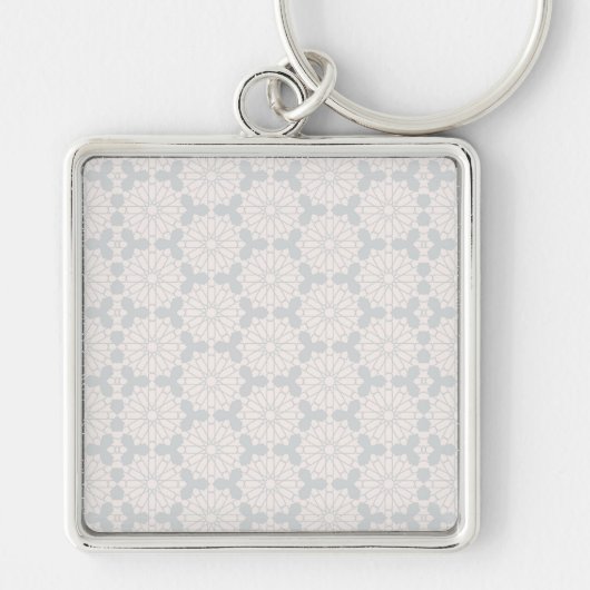 Islamitisch geometrisch patroon sleutelhanger (Voorkant)