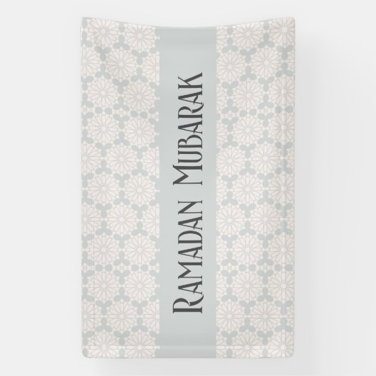 Islamitisch geometrisch patroon spandoek (Verticaal)