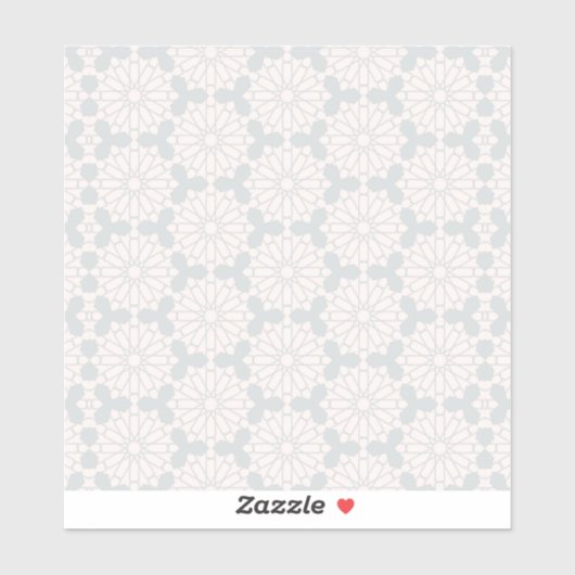 Islamitisch geometrisch patroon sticker (Vel)