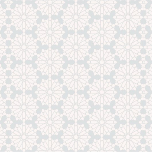 Islamitisch geometrisch patroon sticker (Voorkant)