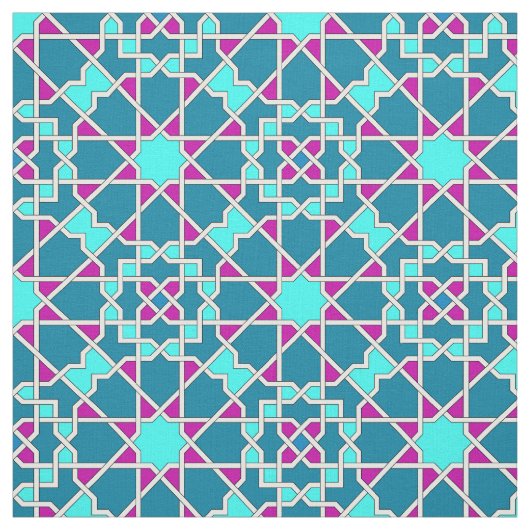 Islamitisch geometrisch patroon stof (Swatch)