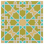 Islamitisch geometrisch patroon stof (Close Up)